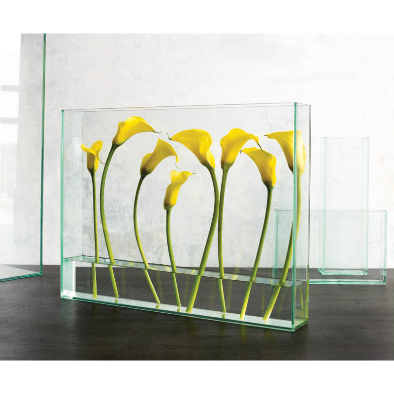 Vase de table Afaan, H 13 po x l 17,8 po x P 2,6 po