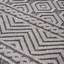 Tapis géométrique gris et blanc 5 x 7, métier à tisser et collection, teint, sans perte de poils, polyvalent, pour vestibule, salle à manger 5 x 7, ambiance relaxante, salon, chambre à coucher