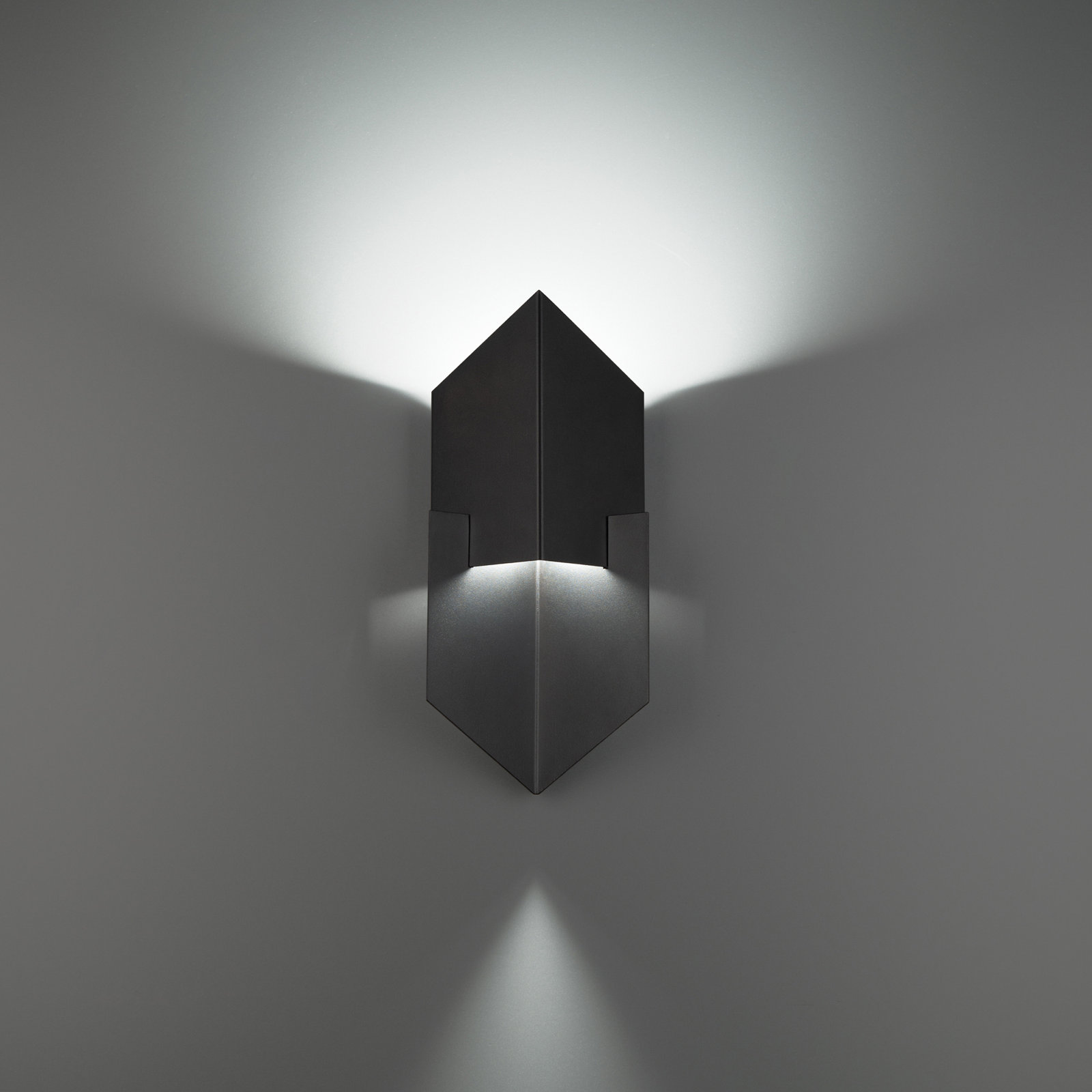Cupid Single Light Novelty Outdoor LED Wall Light, Black