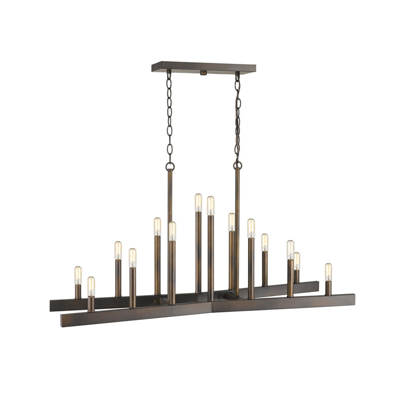 Inna 14 - Light Dimmable Linear Chandelier