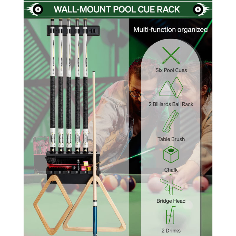 Manufactured Wood Wall Mounted Sports Rack
