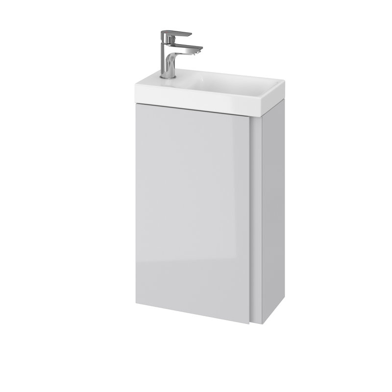 Moduo 39cm Single Bathroom Vanity Base Only, Grey