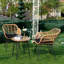 Virgie 2 - Person Patio Conversation Set with Cushions-528668266-477280554
