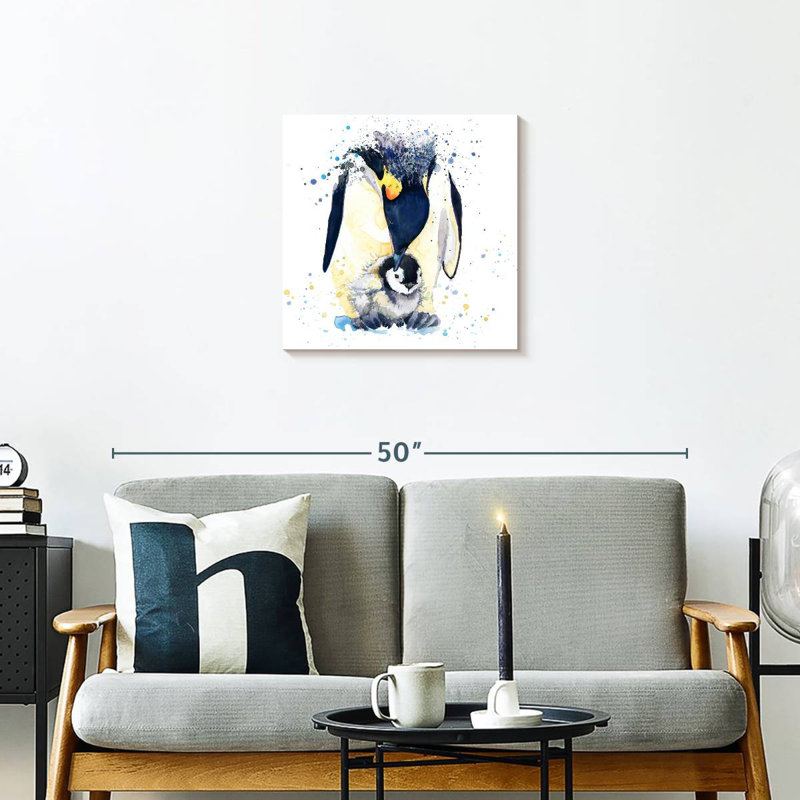 Crowle Cute Arctic Penguins, 20" H x 20" W