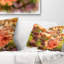Coussin lombaire en aquarelle de rose complet floral