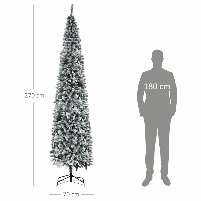 Arbre de Noël artificiel avec branches réalistes et 1014 pointes