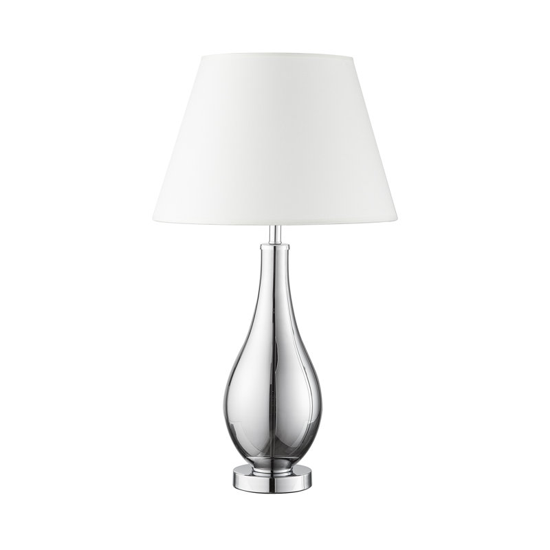Lubna Glass+Metal Table Lamp