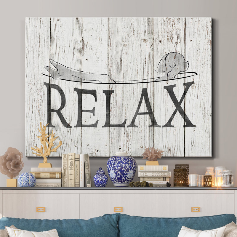" Relax ", 27" H x 18" W x 1" D