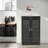 Floor Standing Router Storage Cabinet With Adjustable Shelf-1829431017