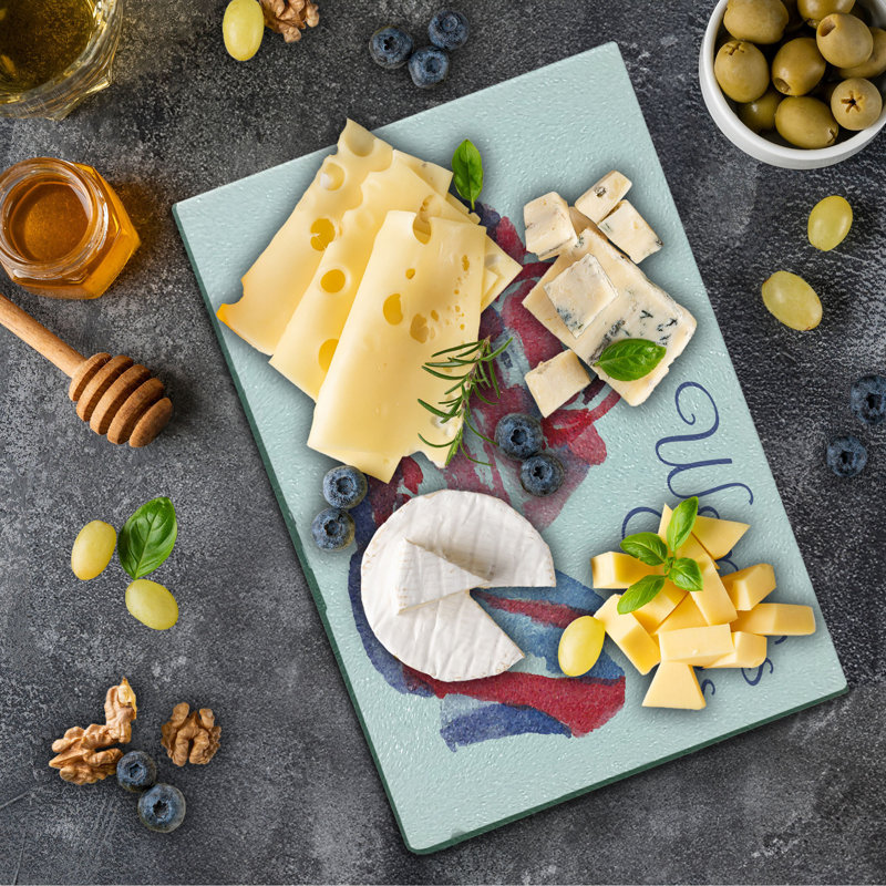 Planche à découper en verre trempé Ambesonne