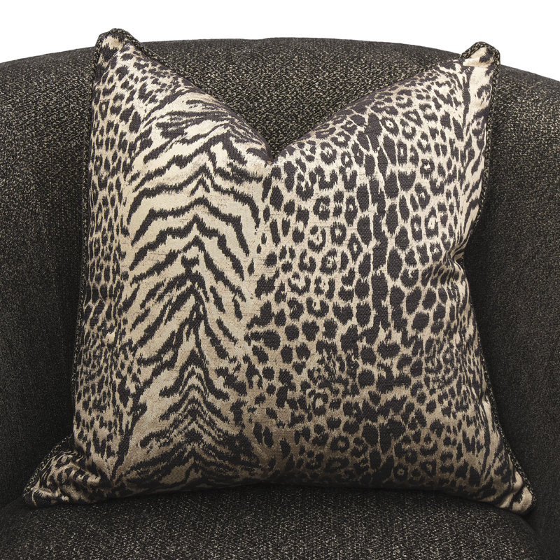 Lisbon 35.5'' Wide Chenille Barrel Chair, Onyx Chenille