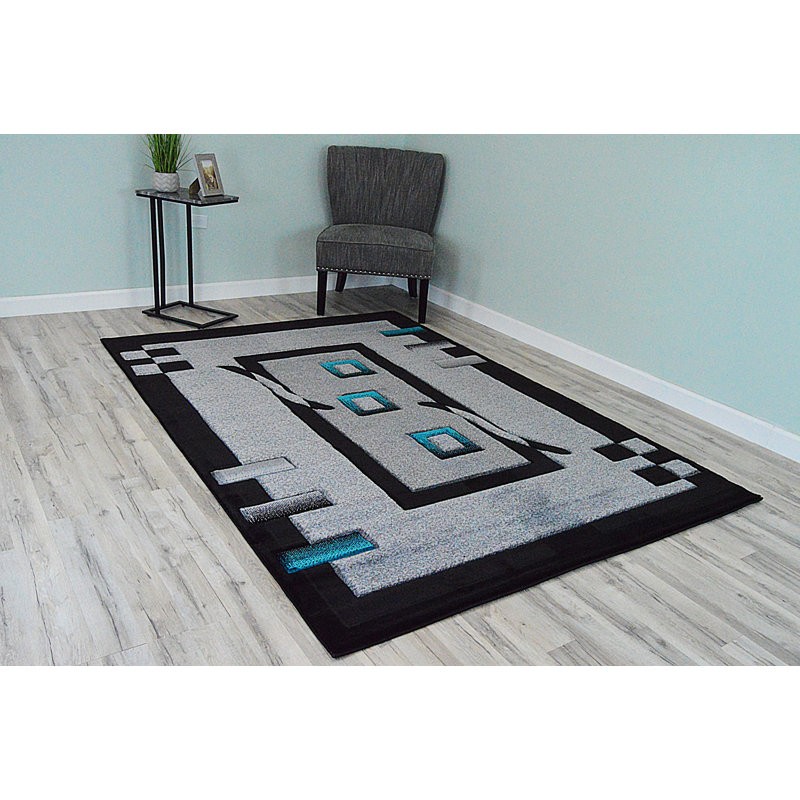 Kennell Abstract Indoor Rug, Rectangle 7'9" x 10'8"