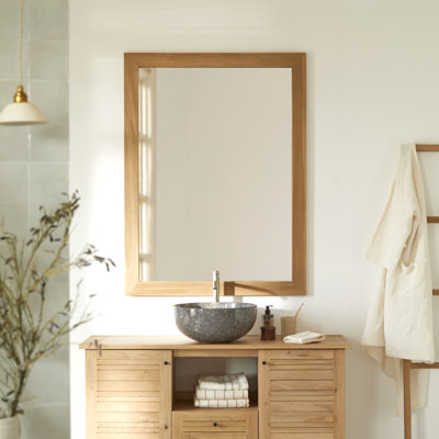Tona Wood Wall Mirror