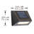 Solar Bronze Integrated Led Downcast Deck Light (4pk)