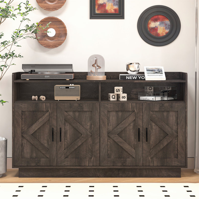 Versatile Sideboard Cabinet with Stylish Design for Various Spaces, Brown