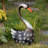 Color Animals Metal Garden Statue
