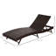 Chaise de jardin inclinable en rotin Rosengard