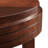 Solid + Manufactured Wood Oval End Table in Chocolate Cherry