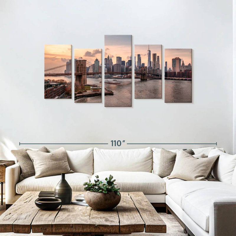Senne Brooklyn Dusk, 40" H x 80" W
