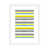 Papier encadré blanc