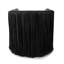 Leather Fringe Swivel Occasional Chair
