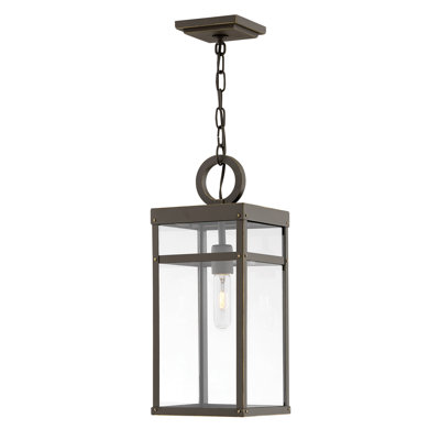Porter 1 -Bulb 19" H Outdoor Hanging Lantern