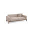 Canapé-lit confortable à 3 places Amarande, tissu beige, 88,6 po x 36,2 po x 29,5 po | Revêtement 100% polyester, bois de hêtre et structure en bois aggloméré | Mécanisme de dossier pivotant, coussins en mousse souple, nettoyage à sec, conception moderne pour les salons-43693555