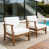 Crème - 2 chaises