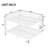 Metal Queen Over Queen Bunk Bed For Teens And Adults,Space-Saving/Noise Reduced/No Box Spring Needed,White