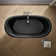 Artifacts 66" x 33" Freestanding Bath with Iron Black Exterior