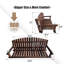 Balancelle en bois pour patio extérieur-127991324