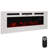 Kauffman Wall-Mounted Recessed Electric Indoor Fireplace - 50" - White-271961371-271961370