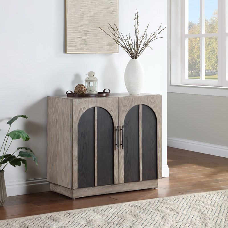 Jorryn Weathered Grey Two Door Cabinet