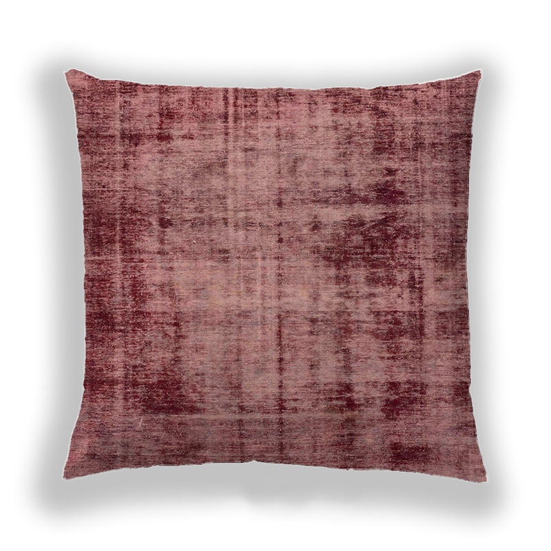Abstract Reversible Throw Pillow, Microsuede