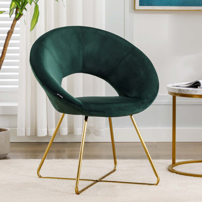 Zed 68cm Wide Velvet Papasan Chair