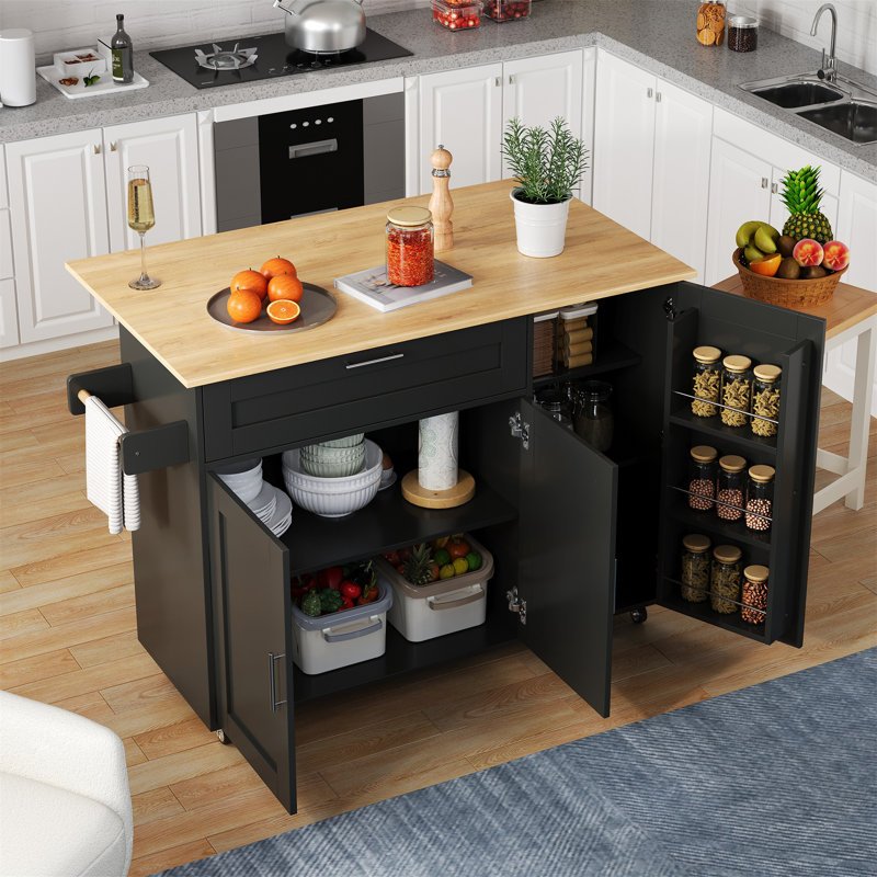 Buell Kitchen Cart, Black