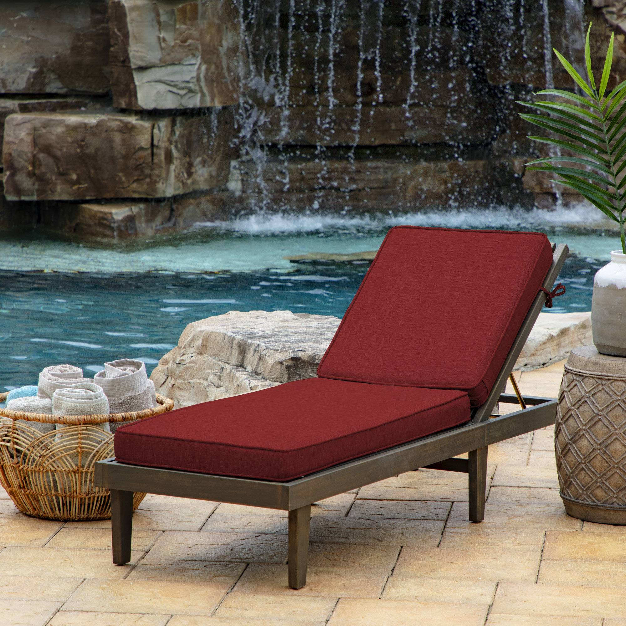 Bayou Breeze Outdoor Chaise Lounge 3.5 Cushion Cover Only Reviews Wayfair