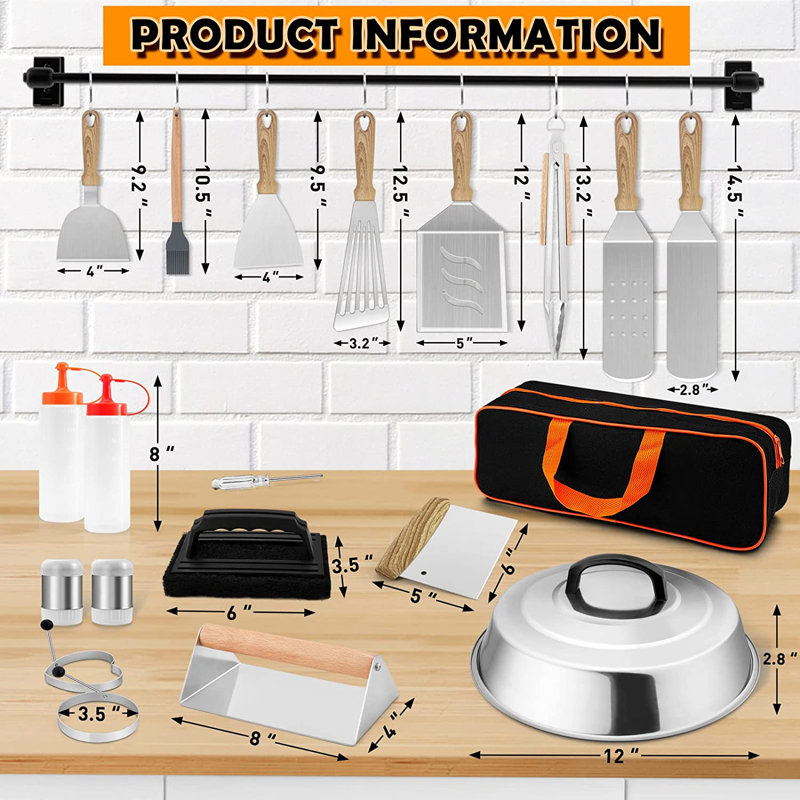 Dishwasher Safe Grilling Tool Set