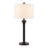 28’’ Modern Black Metal Table Lamp