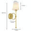 Backler Gold Wall Sconce