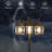 3-Head Outdoor Lamp Post Light With Dusk To Dawn Sensor