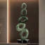 Décoration de sculpture en jade empilable moderne en bois à base de résine minimaliste moderne