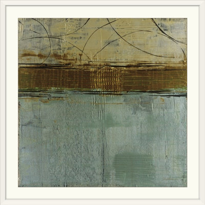 «Floris Cool Blue Canyon» par Liz Jardine, reproduction d'art