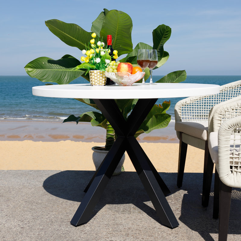 Saxon Table, Light Grey