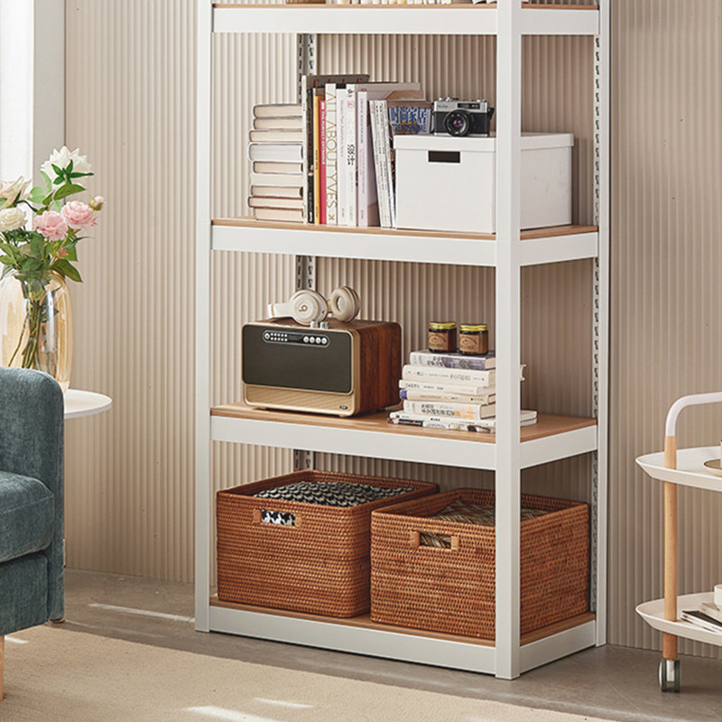 Andres, (4 Shelves) 70.8"H x 31.4"W x 15.7"D, White