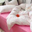 Cartoon Bowknot Comforter Set Pink Bow Tie Knot On White Princess Bedding Set Soft Home Cozy And Breathable Comforter Set-118698356