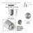 1'' Diameter Cylindrical Knob Multipack-110879806