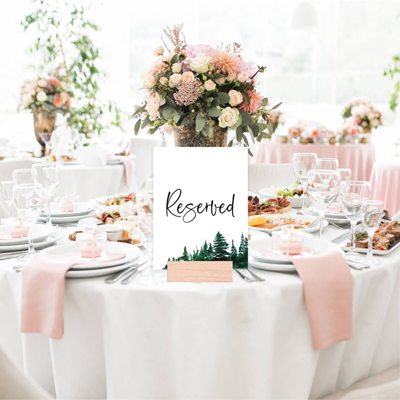 Décor de mariage et signes
