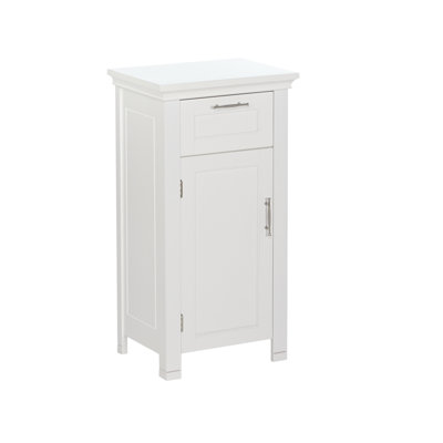 Armoire de rangement pour salle de bain et salle de lavage à une porte avec tiroir et tablette réglable RiverRidge Somerset