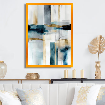 «Abstract Transitional Modern Shapes IV», reproduction sur toile